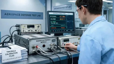 Aerospace electronics production test