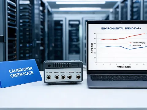 Data logger collecting environmental readings