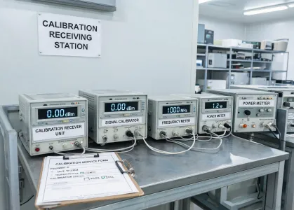 Calibration receiving station